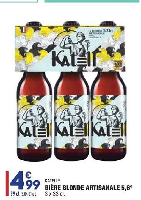 Promo Katell Biere Blonde Artisanale Chez Aldi ICatalogue Fr