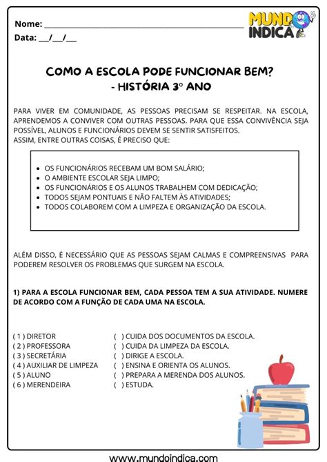 20 Atividades de História para o 3º Ano do Ensino Fundamental