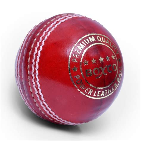 Boxco Power Four Piece Hand Stitched Cricket Leather Ball