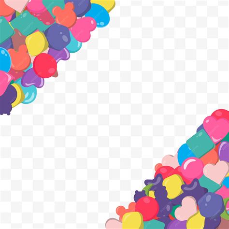 Набор рамок из воздушных шаров, разноцветные рамки из воздушных шаров и ...