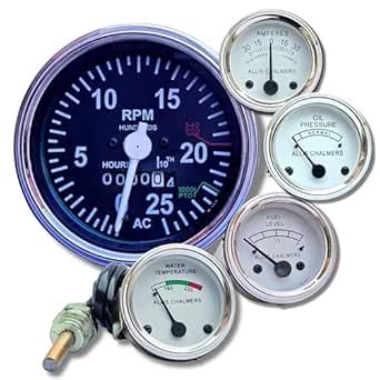 Amazon Vr Autopedia Allis Chalmers Gauge Kit Tachometer