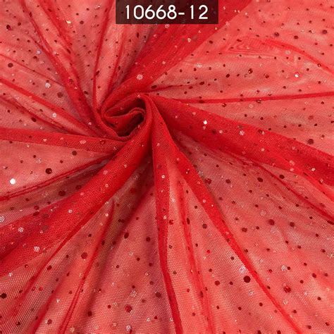 Tule Vermelho Com Brilho - Tecido Tule Brilho Constelação 100% Poliester Vermelho - Sua Loja ...