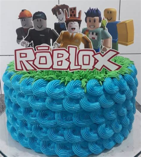 Bolo Roblox 60 Modelos Divertidos Para A Sua Festa Artofit