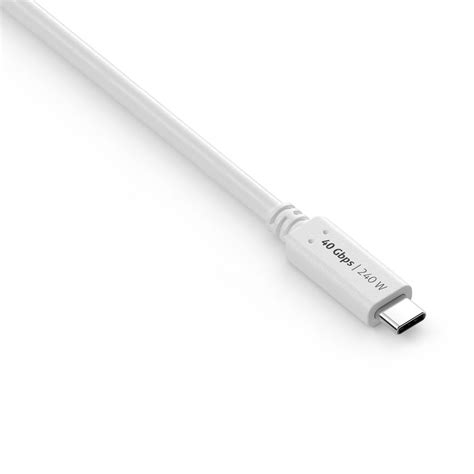 Premium Usb4 Gen3x2 Usb C Kabel 40gbps 240w 4k60 050m