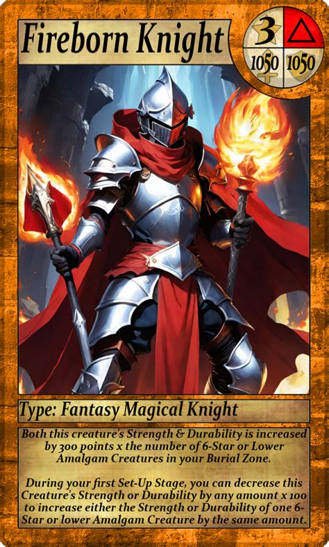 Os Fireborn Knight Card By Amanacer Fiend0 On Deviantart