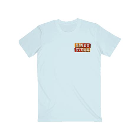 Ringo In Lights Photo Light Blue T Shirt Ringo Starr Official Store