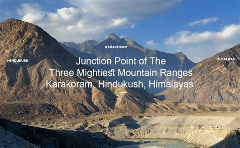 Junction Point Of The Three Mightiest Mountain Ranges Karakoram