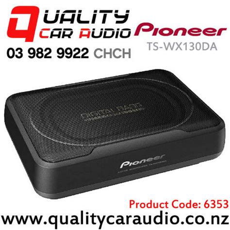 Pioneer Ts Wx130da 160w Max50w Rms Car Under Seat Active Subwoofer