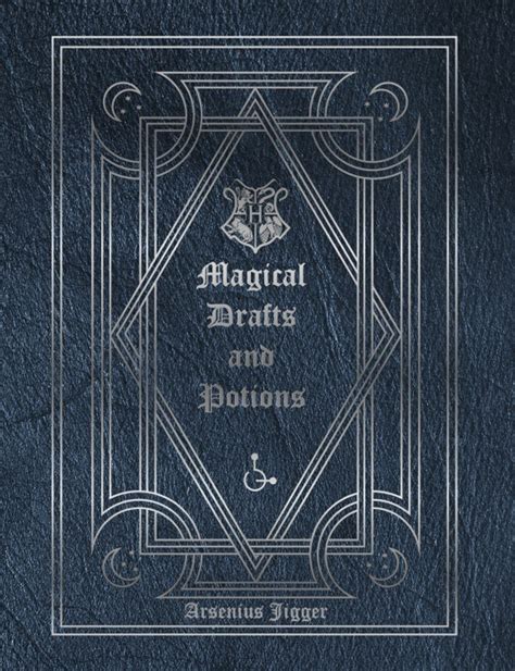 Harry Potter Potion Book Hogwarts Magical Drafts by MuggletonShop