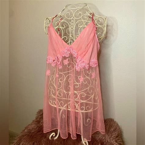 Victoria S Secret Intimates Sleepwear Pink Vintage Victorias Secret Lingerie Poshmark