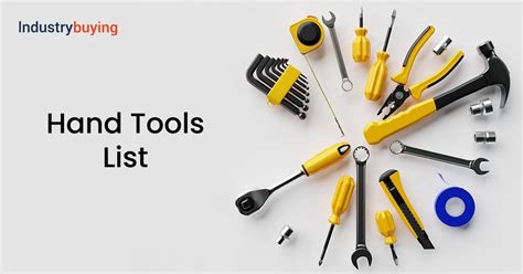 Hand Tools List