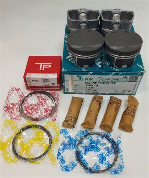 Ремонтные Поршни комплект c кольцами Tpr +0.50 Teikin 4 поршня с ...