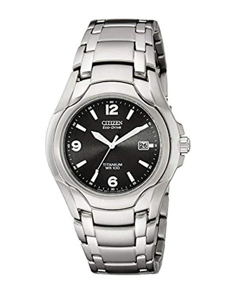 Citizen Eco Drive Titanium Wr Watch In Metallic For Men Lyst