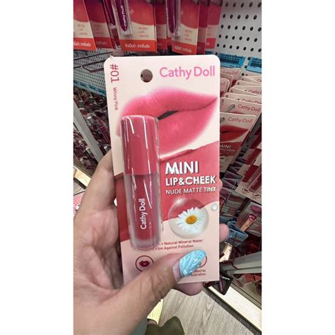 Jual Cathy Doll Lip And Cheeck Nude Matte Tint Winny Pink Shopee Indonesia
