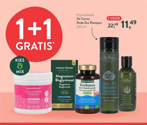 De Tuinen Dode Zee Shampoo Aanbieding Bij Holland Barrett