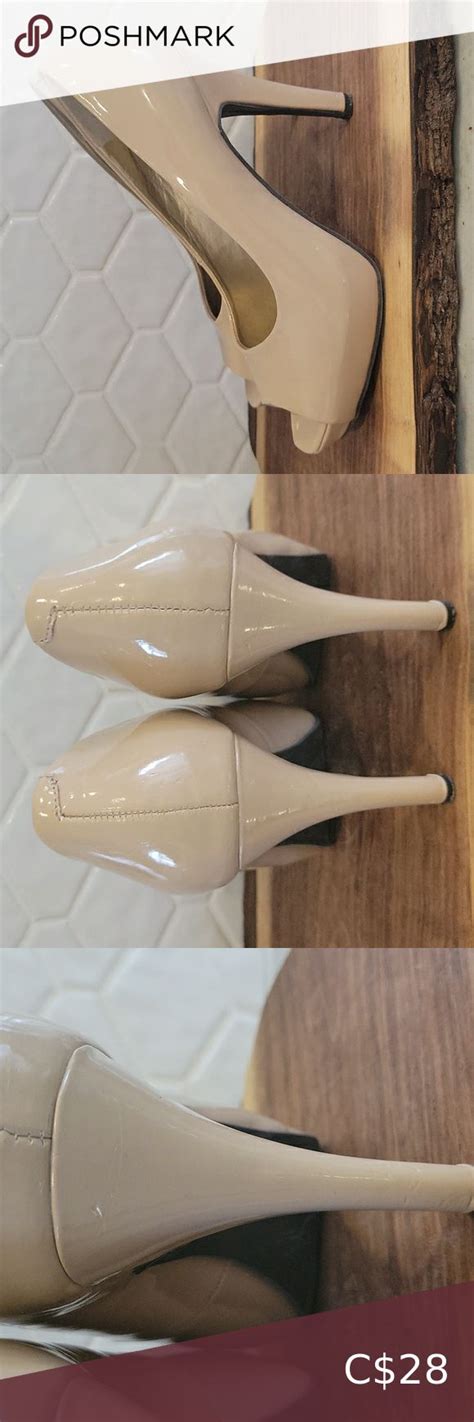 Nine West Heels Barely Worn Some Marks On Shoe Which Are Shown Nude M Nine West Heels On
