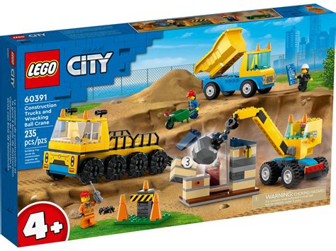 LEGO 60391 City Ciężarówki i dźwig z kulą wyburzeniową porównaj ceny