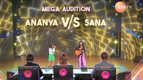 Saregamapa Ananya Vs Sana Mega Audition Round Performance