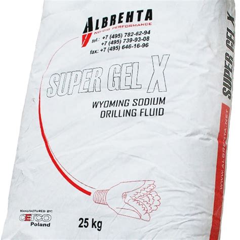 Бентонит CETCO Super Gel X в Люберцах (Бентониты) - АЛЬБРЕХТА, ООО на ...