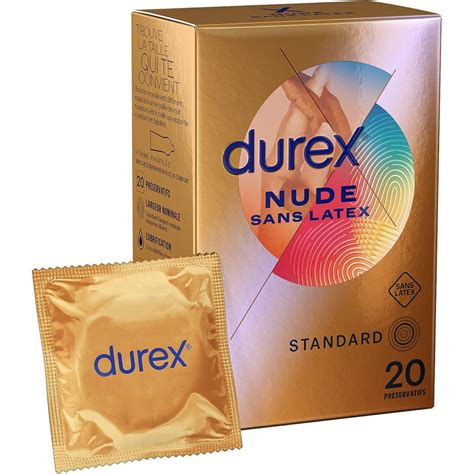 Pr Servatifs Nude Sans Latex Durex Sensation Peau Contre Peau
