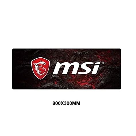 MSI Mouse Pad Large XXL Gamer Anti-slip Rubber Pad Gaming Mousepad to