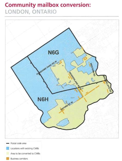 Postal Code Map For London Ontario