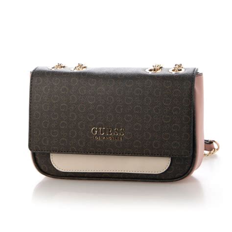 ゲス GUESS GELBER Mini Crossbody Flap CML waja bazar 海外ファッションブランド通販