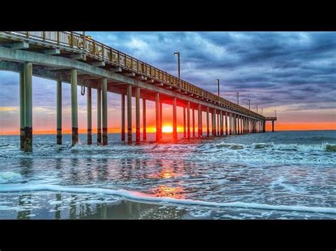 Springmaid Pier Awesome Sunrise Myrtle Beach Sc Youtube