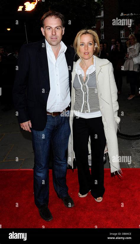 Gillian Anderson And Mark Griffiths At The Northern Ballets Press