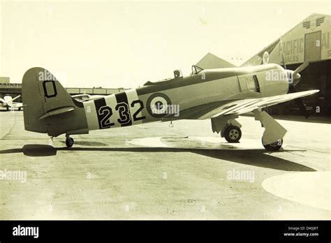 Hawker Sea Fury Stock Photo Alamy