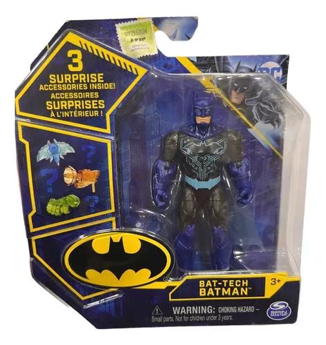 Figura Articulada Batman Bat Tech Spin Master C Accesorios