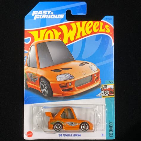 風火輪 Hot Wheels 普卡 玩命關頭 Q版 TOYOTA SUPRA 蝦皮購物