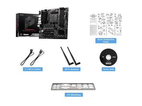 Msi Pro Pro B M Vc Wifi Am Matx Amd Motherboard Newegg Ca