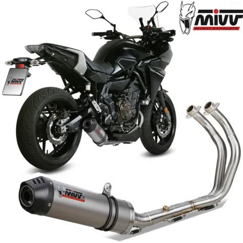 ECHAPPEMENT COMPLETE MOTO Mivv Yamaha Tracer 700 2021 Oval Titanium