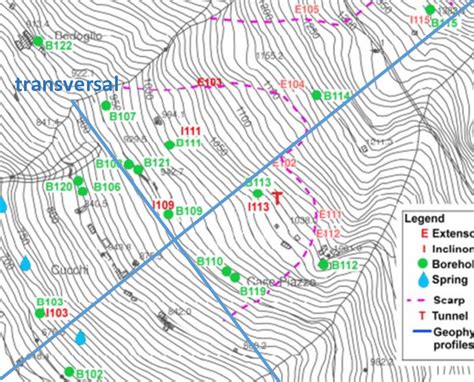 Geological cross sections. | Download Scientific Diagram