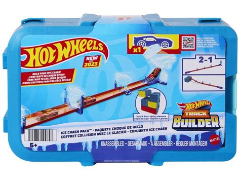 Acheter Hot Wheels Track Builder Pack Ice Collision Mattel Hkx Juguetilandia