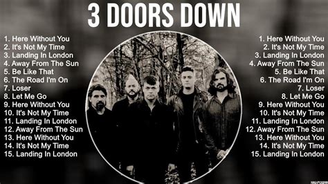 3 Doors Down Greatest Hits Full Album ️ Top Songs Full Album ️ Top 10