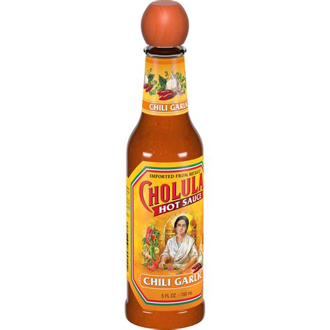 CHOLULA SAUCE HOT CHILI GARLIC Amazon Co Uk Grocery