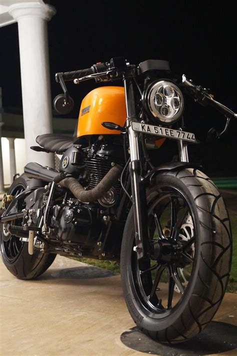 Royal Enfield Thunderbird Modified Cafe Racer Reviewmotors Co