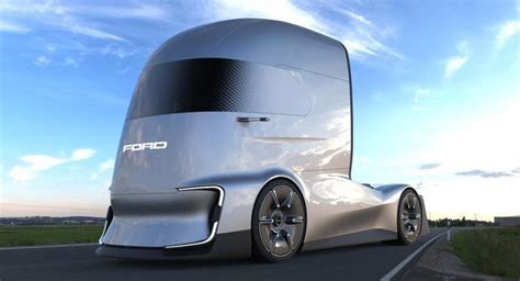 Ford F Vision Future Truck Concept Is An Electric Autonomous Semi