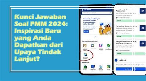 Kunci Jawaban Soal Pmm Inspirasi Baru Yang Anda Dapatkan Dari