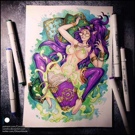 Myst And The Book Color SFW By Candra Hentai Foundry