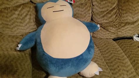 Snorlax Plush 24 Inch Unboxing Gamestop Exclusive YouTube