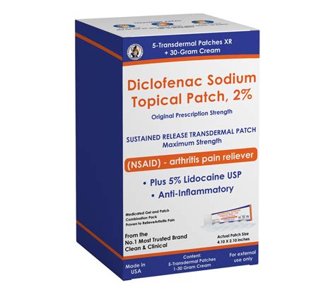 Diclofenac Sodium Lidocaine Cream And Transdermal Patch Private Label