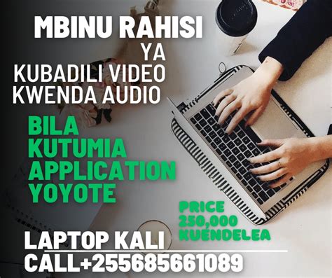 Tumia Njia Hii Rahisi Kubadili Video Kwenda Audio Bila Kutumia