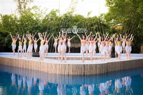 Top 35 thí sinh Hoa hậu Việt Nam 2016 gợi cảm trong trang phục bikini Bao Congly