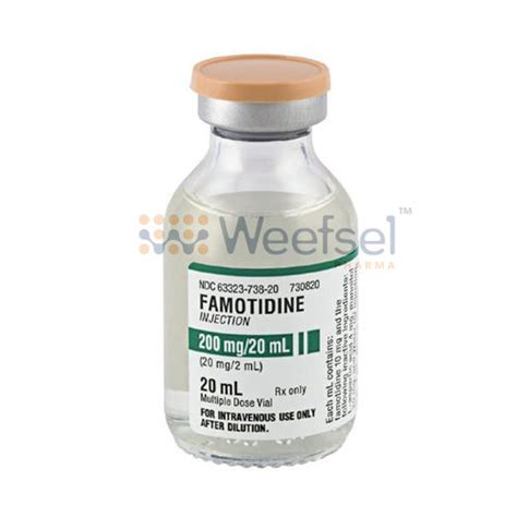 Famotidine Injection At Best Price In Surat Gujarat Weefsel Pharma