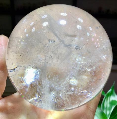 Aaa Large Natural Crystal Ball Natural Clear White Crystal Etsy Canada