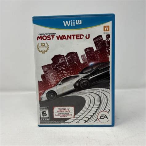 Need For Speed Most Wanted U Nintendo Wii U Game No Manual Tested