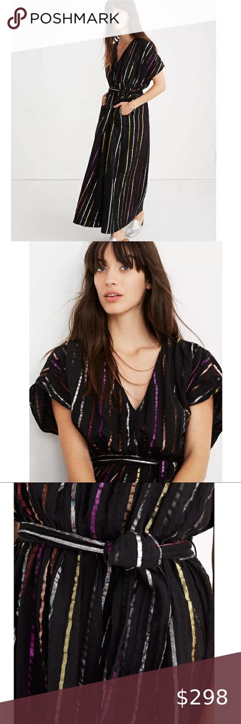 NWT Madewell x Ace&Jig™ Striped Fete Dress | Dress, Striped, Tie waist